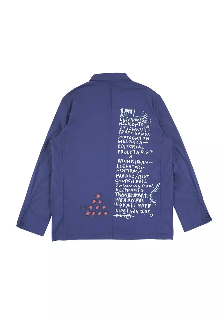 Three2nd x Basquiat Jaket Pria WD-020823