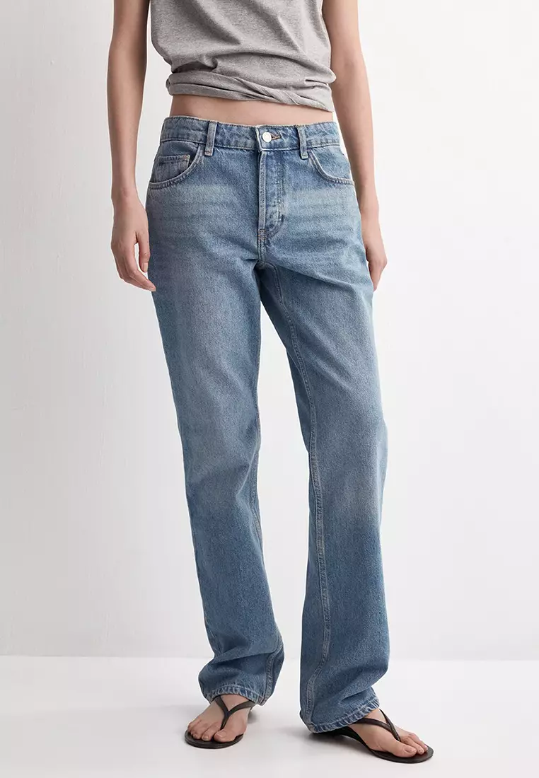 Straight Low-Waist Jeans