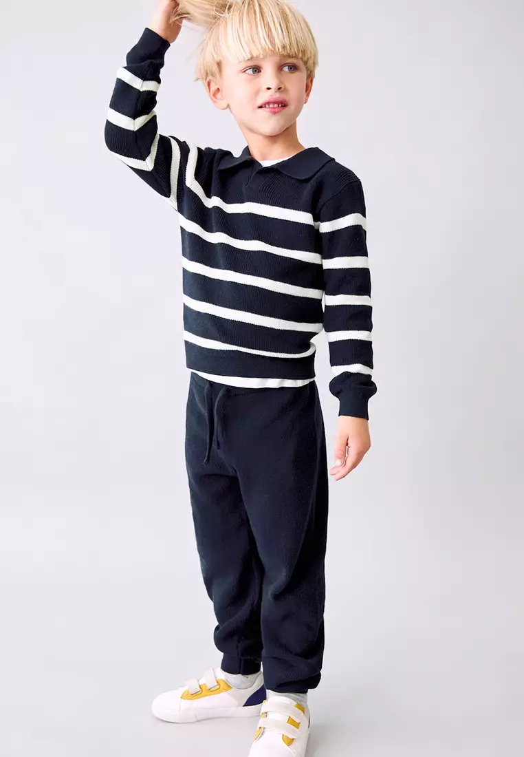 Cotton-Knit Trousers