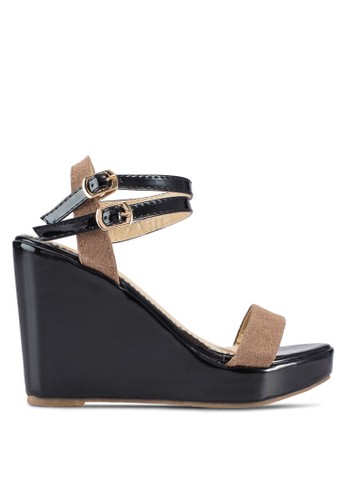 Mika Strappy Wedge Heel
