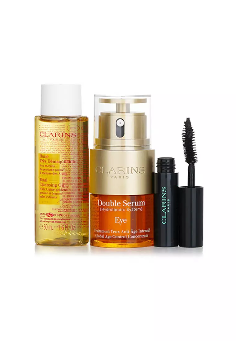 Buy Clarins CLARINS Double Serum Eye Collection 3pcs+1bag Online