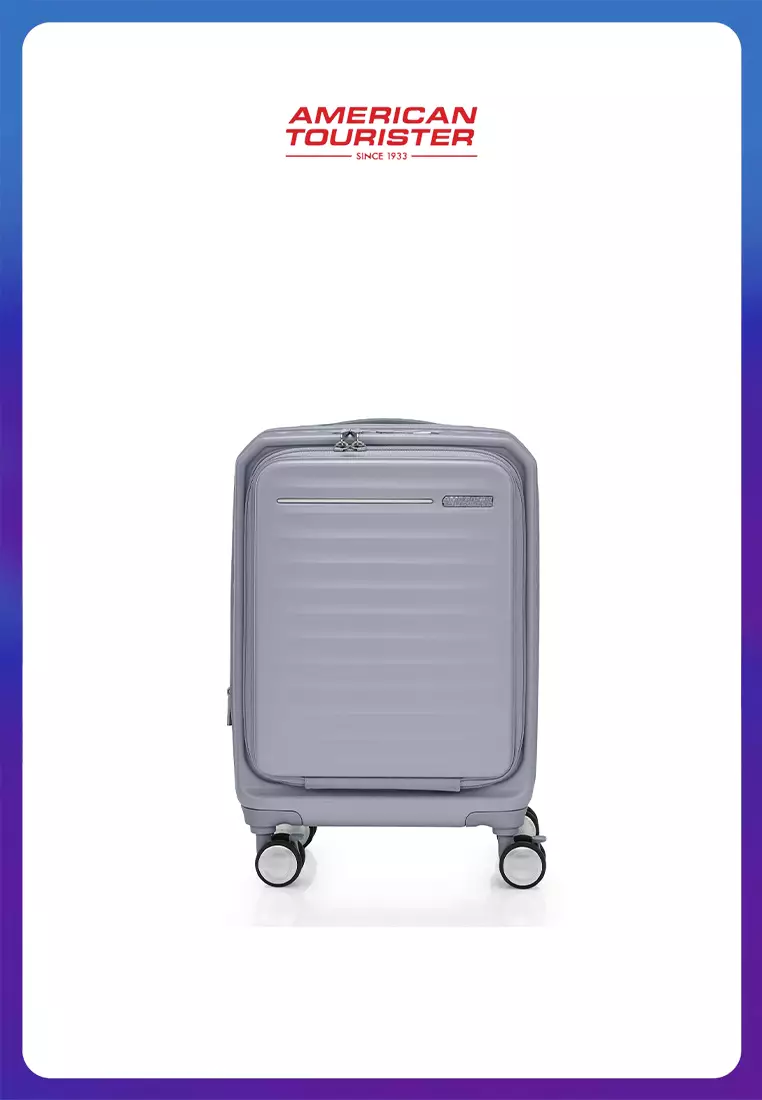 American Tourister Koper Hardcase Frontec Cabin 19 Inch Exp TSA OS - Cool Grey
