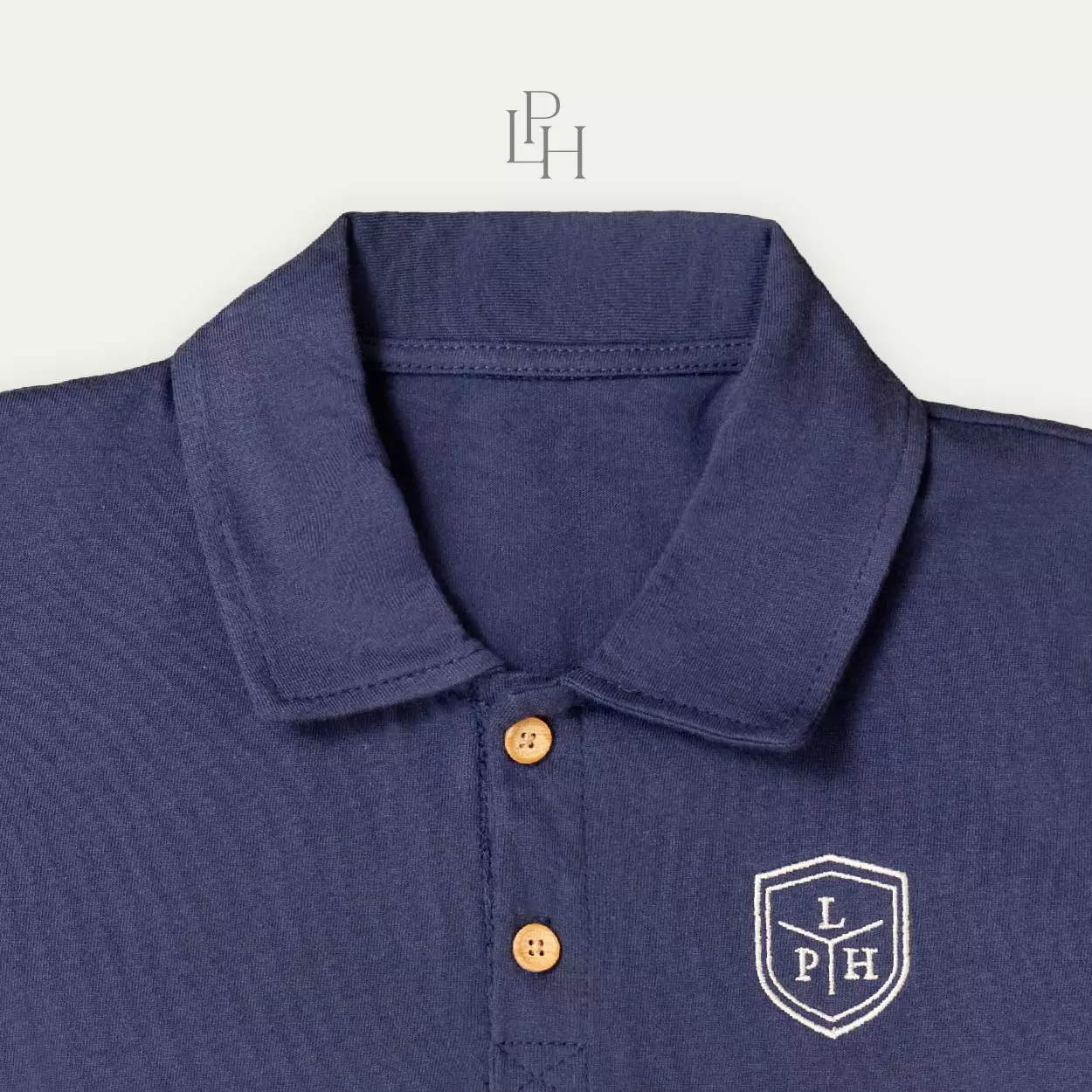 Little Palmerhaus - Theo Boy Top (Kaos Polo Anak Laki-laki) Medieval Blue
