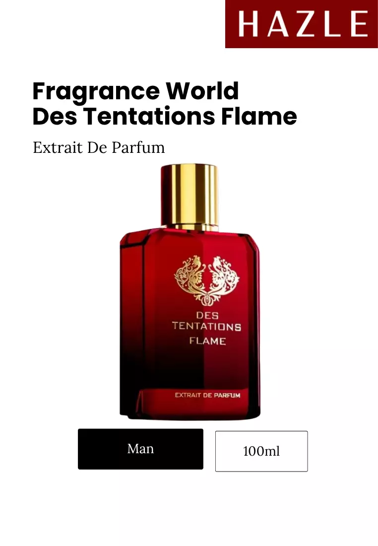 Des Tentations Flame Man Extrait De Parfum 100 ml