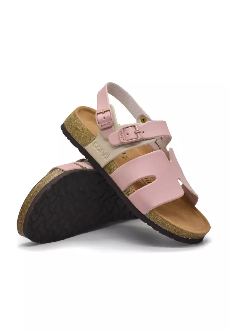 Carvil Sandal Wanita Scarlett-03 L Pink/Beige