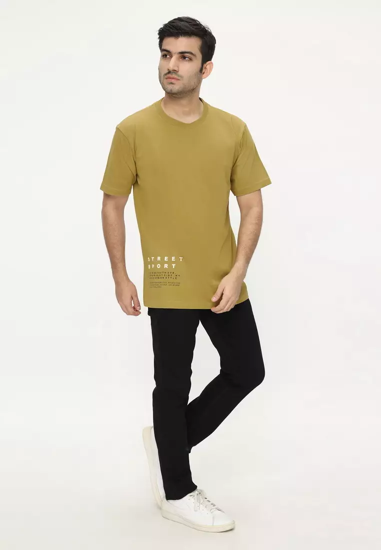 NX T-Shirt Cotton Combed Tebal Pria 207470111