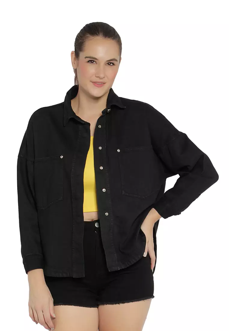 Buy London Rag Black Denim Jacket 2024 Online ZALORA Singapore