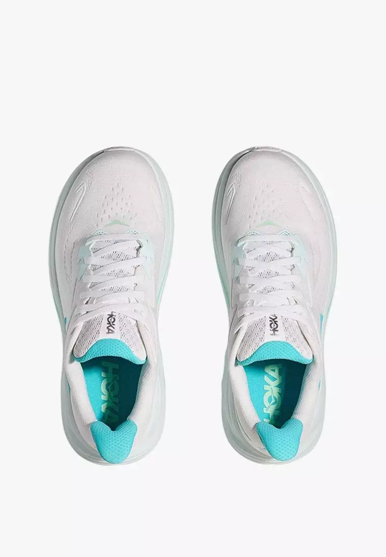 Clifton 10 Women's Running - White / Cielo Blue