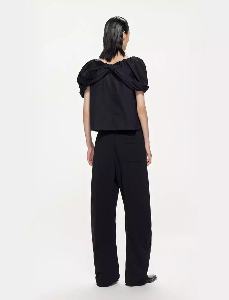 Plain Weave V-Neck Elegant Sleeveless Top