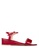 CARMELLETES red Low Wedge Sandals D4A3ESHDF5041AGS_1