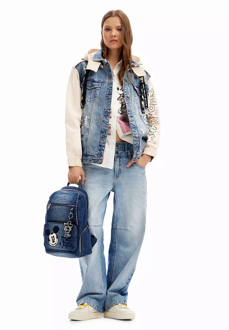 Desigual Woman Mickey Mouse parka jacket.