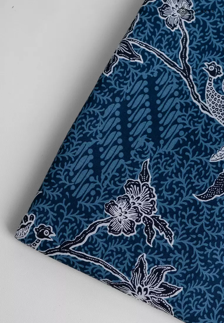 My Aksa Kain Batik Print Jeda Jenak Navy
