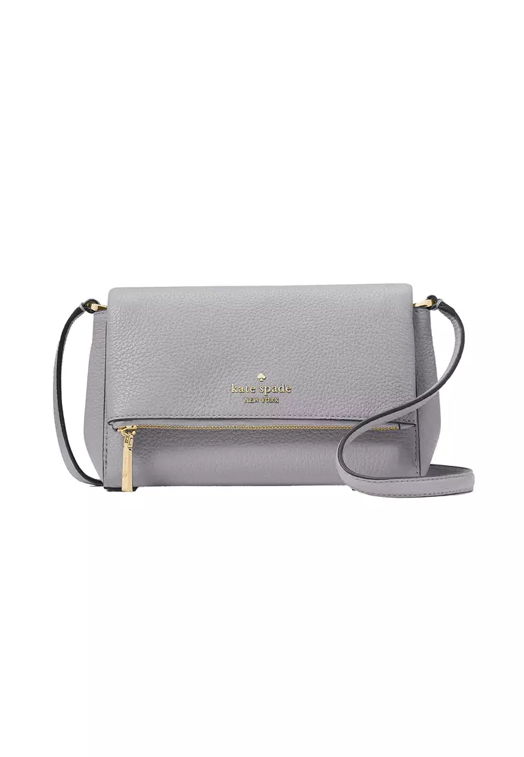 Buy Kate Spade Leila Mini Zip Crossbody Mountain Grey KE487 2026