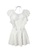 A-IN GIRLS white Sexy Low V Gauze One-Piece Swimsuit 915D6USACF4F17GS_4