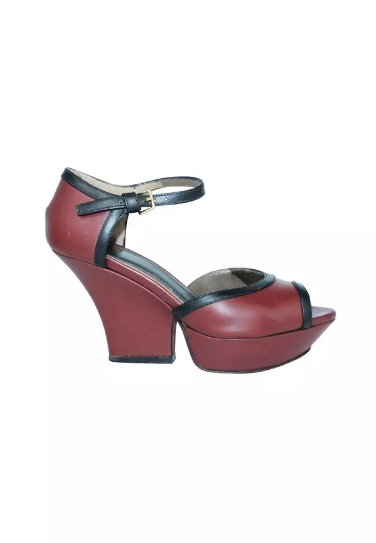 Buy MARNI Pre Loved MARNI Brown Wedges 2023 Online ZALORA Singapore