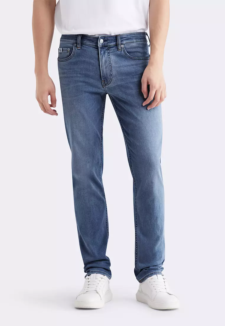 Calvin klein blue pants discount