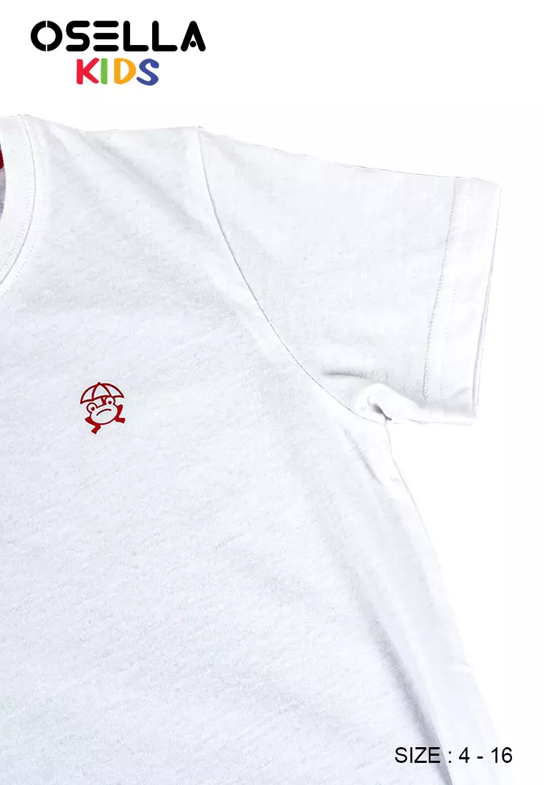 [NEW] Osella Kids Basic Regular T-Shirt 32724002 | Kaos Lengan Pendek Anak Laki-Laki
