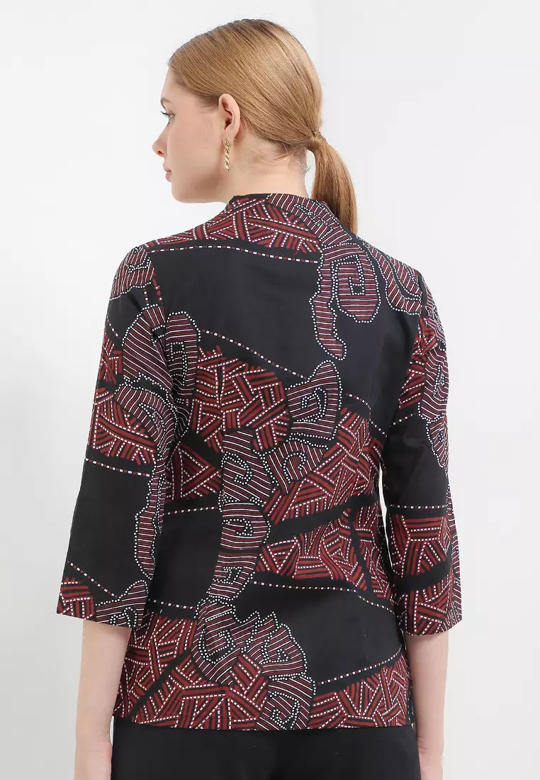 Blouse Batik Gelaran Titik Sewu