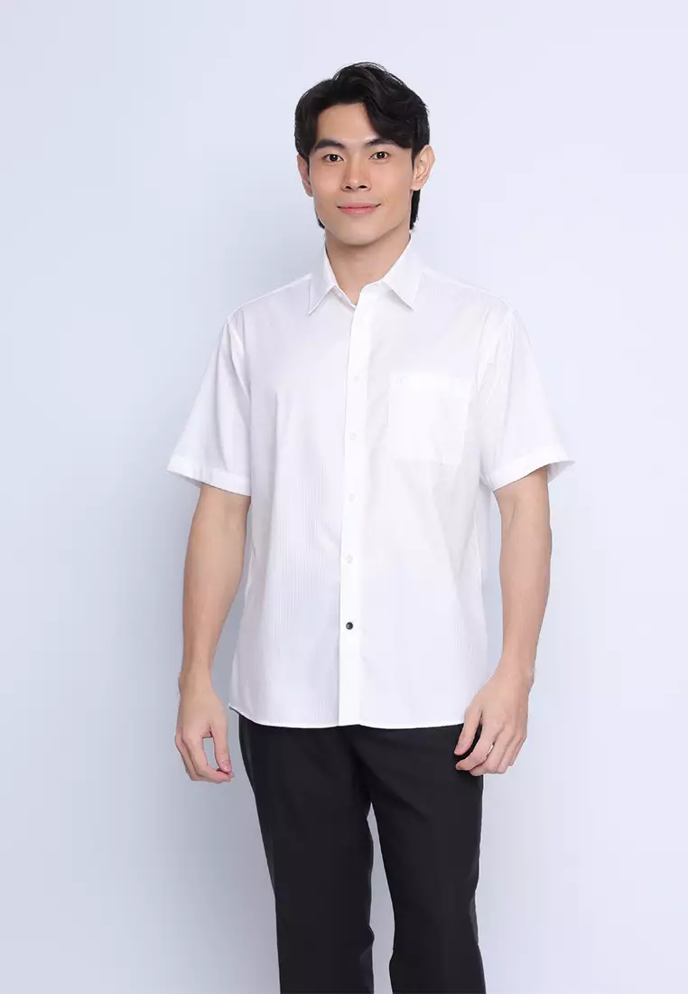 inexpensive dress shirts Wrinkle Free Tailored Fit Dress Shirt - Men's Dress Shirts
