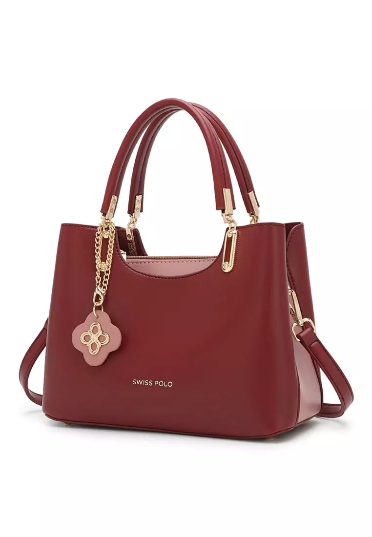 Women's Top Handle Bag / Sling Bag / Crossbody Bag (手拿袋 / 斜孭袋) - 紅色
