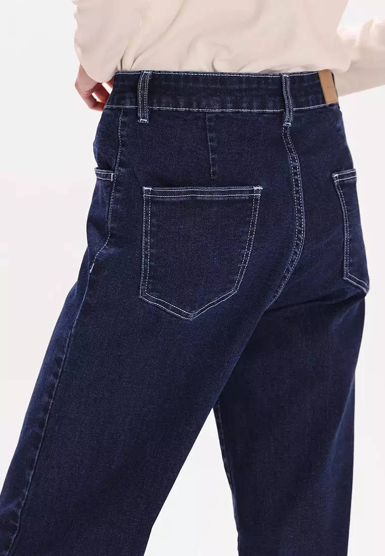 Ria Miranda Denim Blue Claris Pants