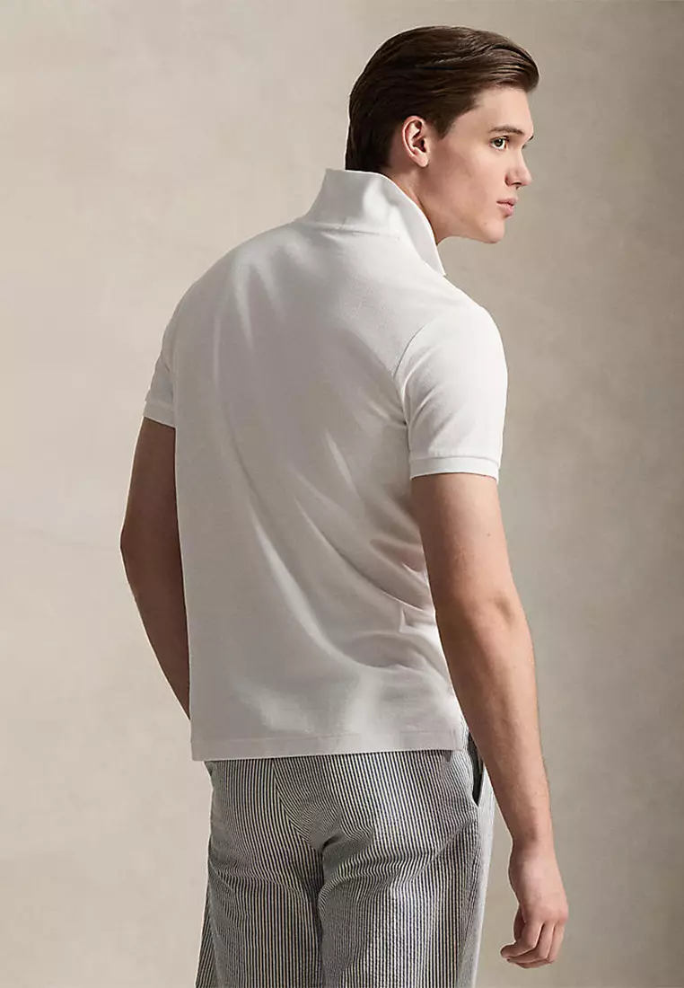 Custom Slim Fit Honeycomb-Mesh Polo