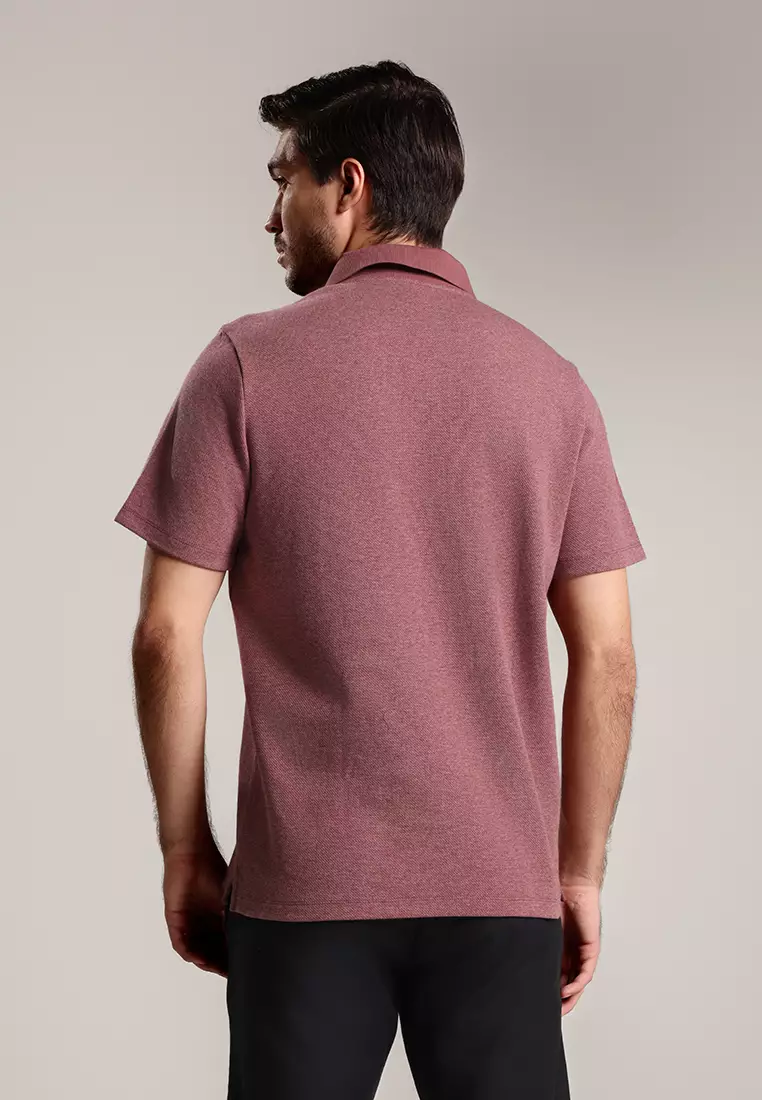 MOC - Kaos Polo Pria Lengan Pendek Byrne - Dark Beige