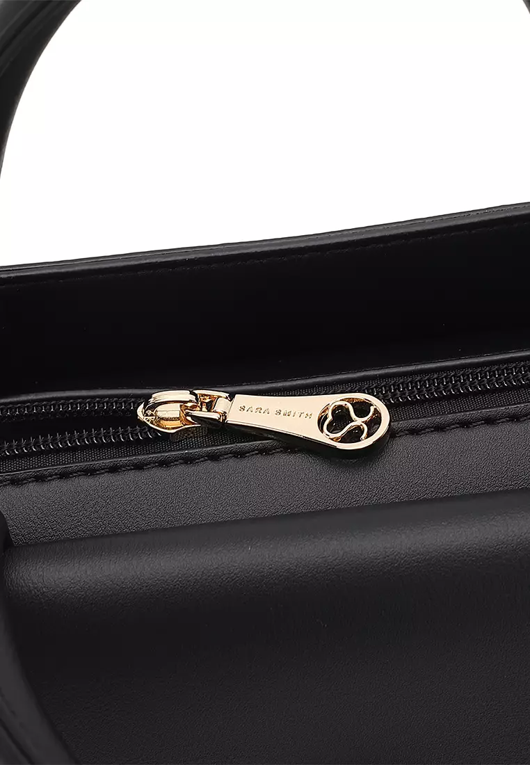 Women's Top Handle Bag / Sling Bag / Crossbody Bag (Tas Selempang / Tas Tangan) - Hitam