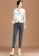 A-IN GIRLS navy Elastic Waist Embroidered Jeans 18D6BAA0E2E588GS_5