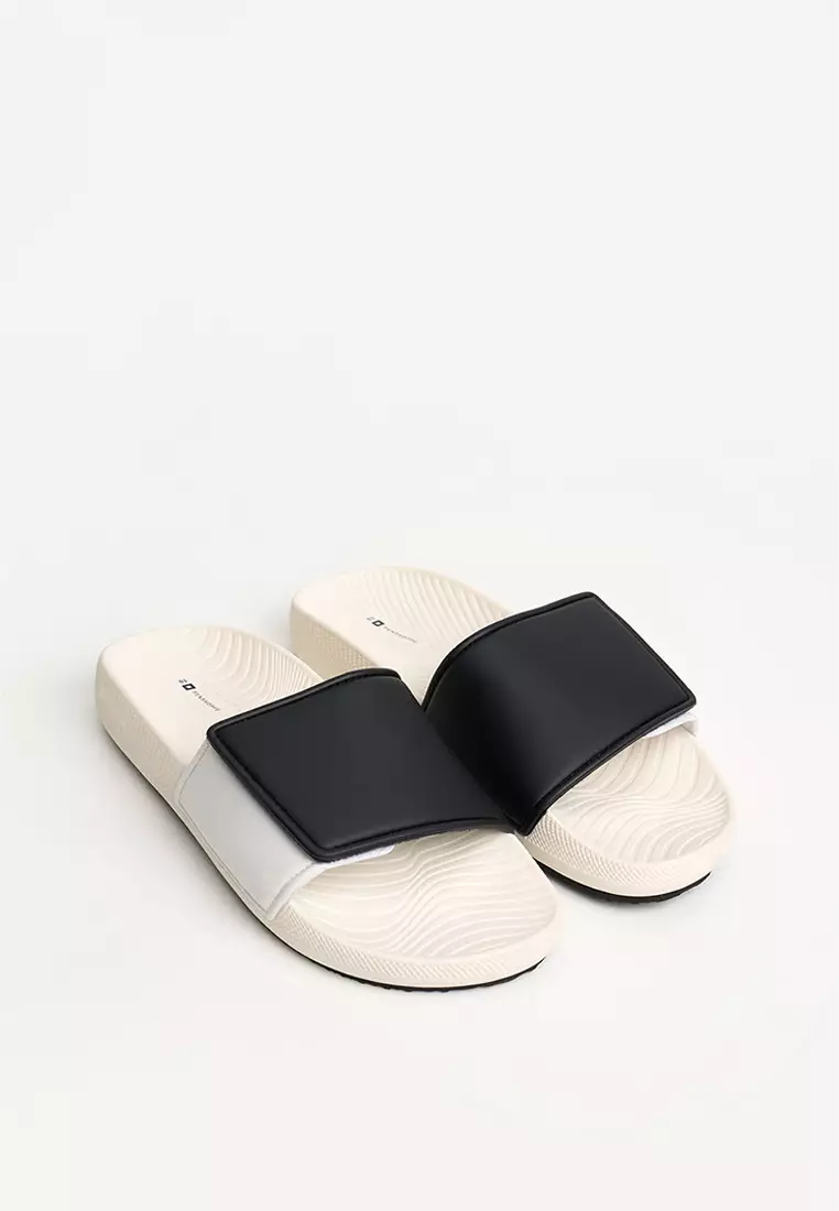 Men's Slides with Two-Toned Soft Insole