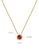 Aquae Jewels white Necklace My BirthStone 18K Gold - White Gold,Blue Topaz - December EB280AC195B40DGS_2