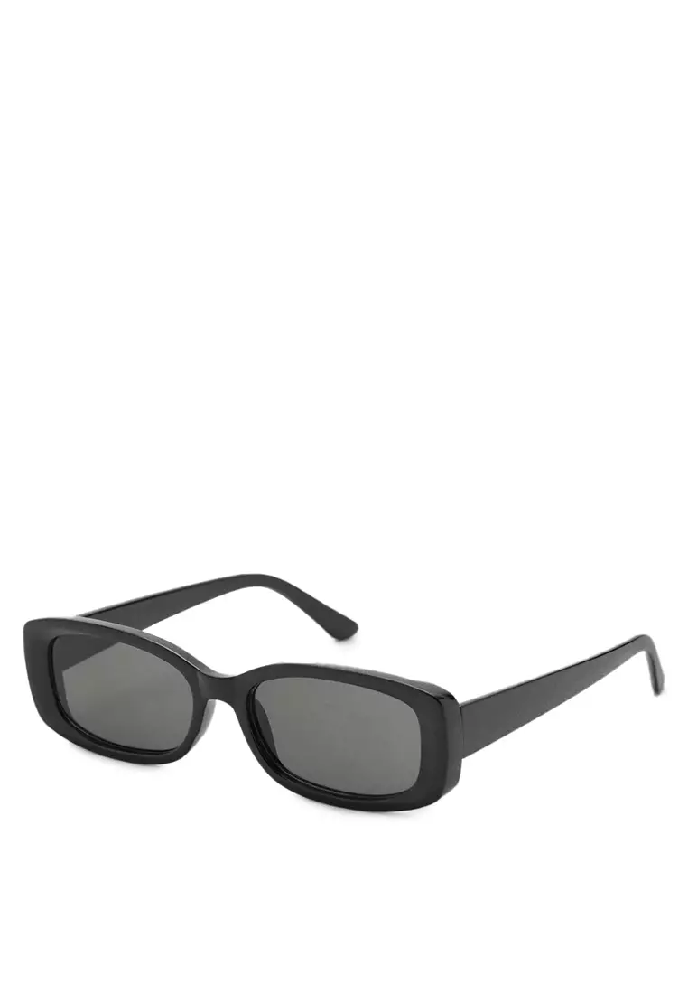 Rectangular-Frame Sunglasses