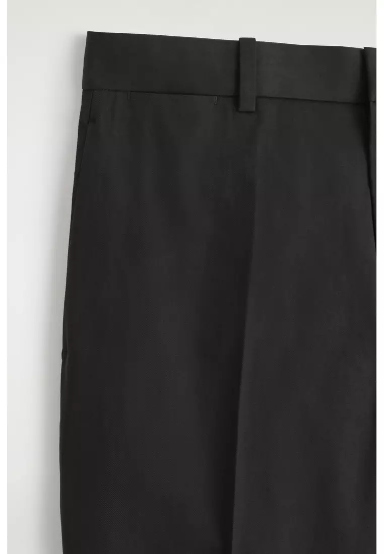 COTTON REGULAR-FIT STRAIGHT-LEG CHINOS
