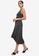ZALORA WORK multi Cross Back Dress With Belt 13A2AAA0049F76GS_1