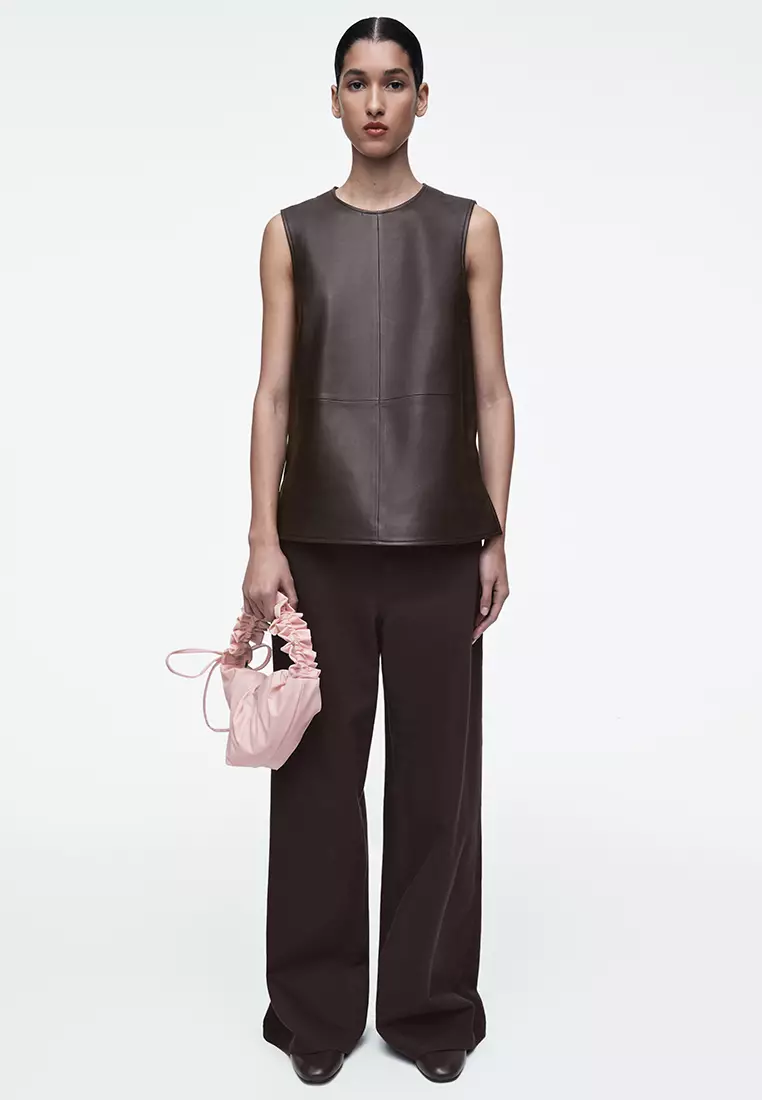 Ruffle Shoulder Bag