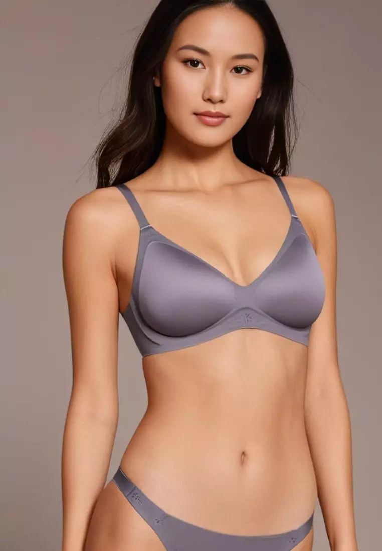 3 Pack Premium Blakely Seamless Wireless Padded Push Up Bra Bundle A