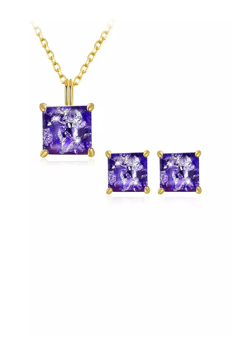 Purple jewellery online on sale