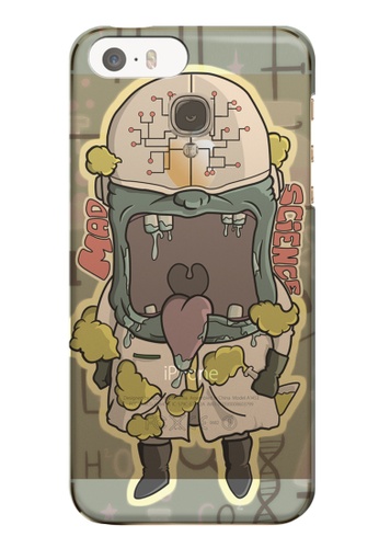 Shop Wonder Cover Mad Science Transparent Hard Case For Iphone 5