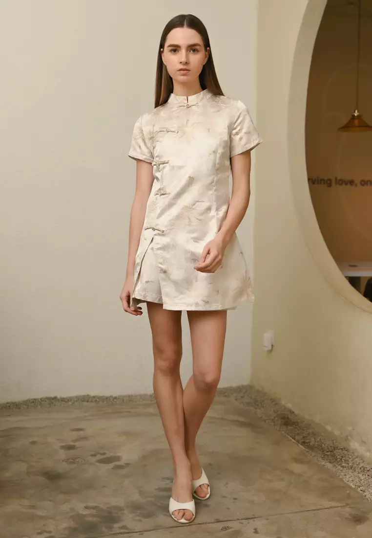 改良式旗袍两件套