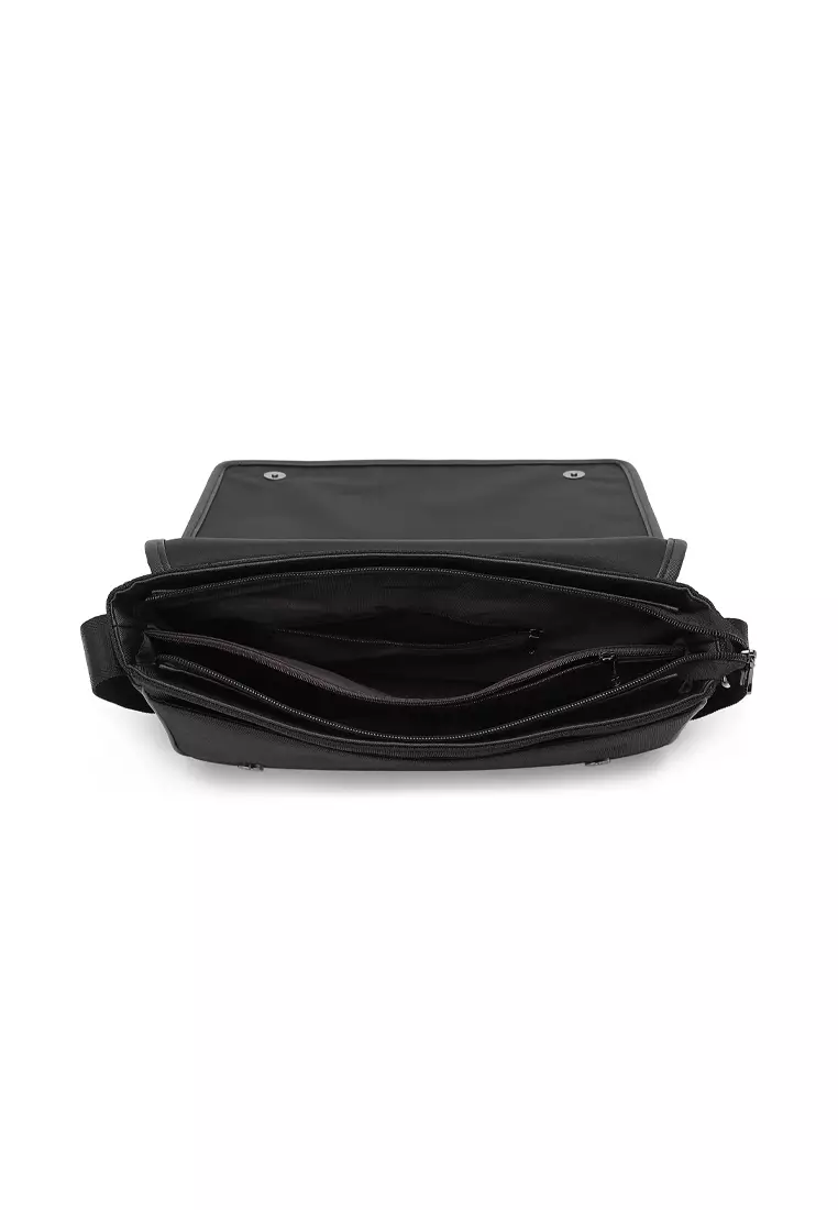 Men's Messenger Bag / Sling Bag / Crossbody Bag - Black