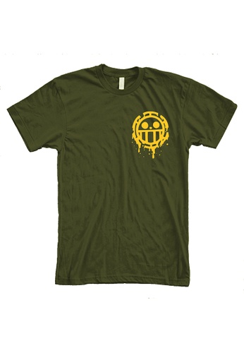 MRL Prints green Pocket Skull Emblem T-Shirt 971E1AA7A60904GS_1