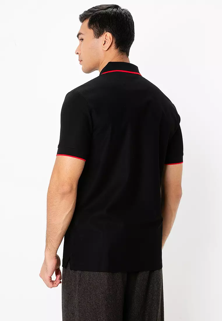 Burberry hotsell Hartford Polo Shirt Black L