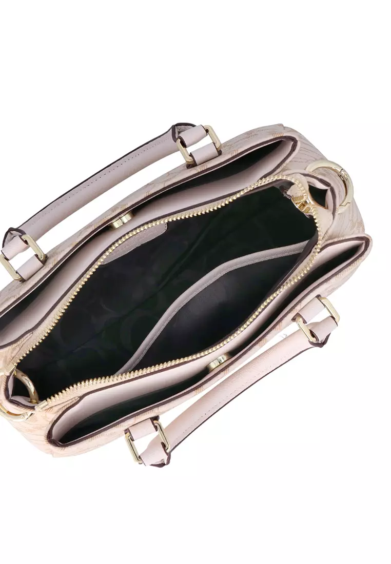 Medium Beige Carlo GEO Top Handle