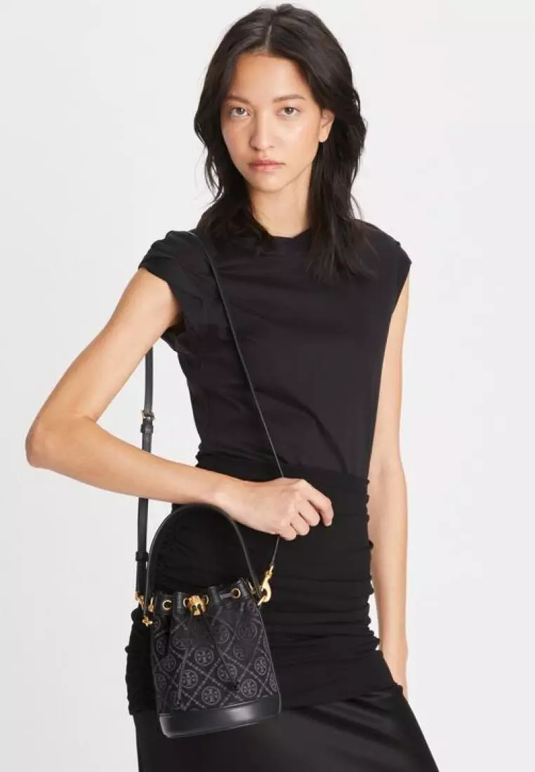 Tory burch store t satchel black