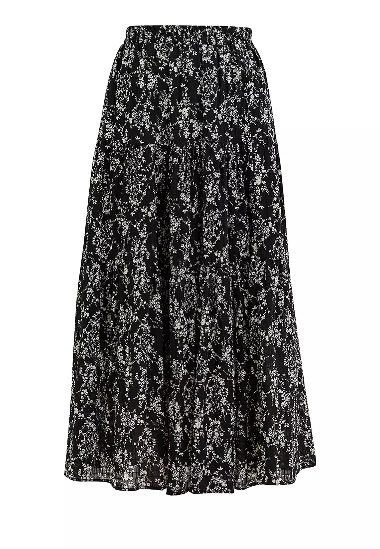Janina Floral Long Skirt