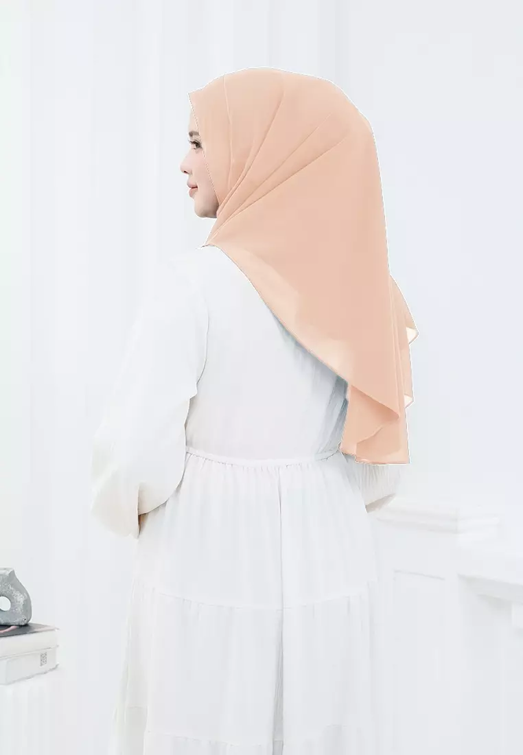 HIJAB INSTAN ZHAZA - LIGHT PEACH