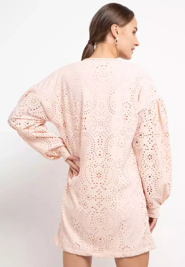 Chanira Laila Dress-Pastel Peach