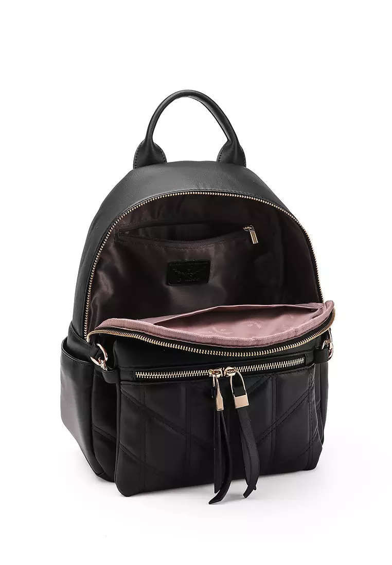 GYKACO TAKA Black - Tas Ransel Wanita - Fashion Backpack (IMPORT)