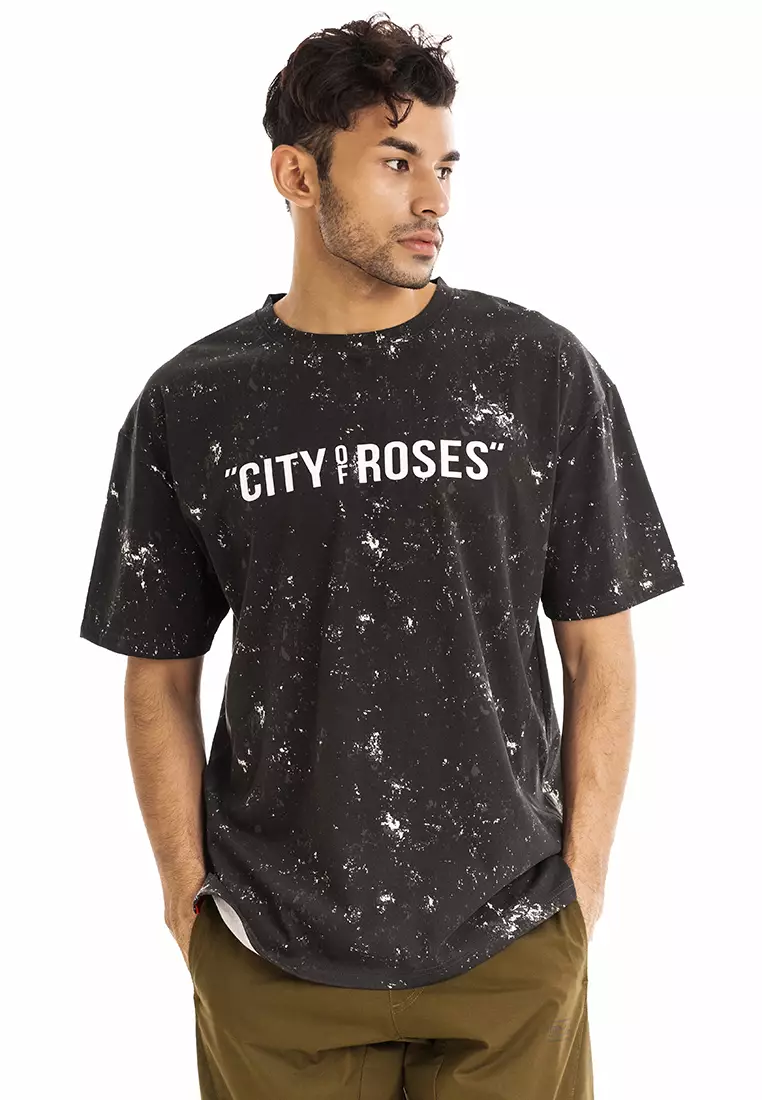 Buy RYZ RYZ Limited Edition OF ROSES Portland Black Short Sleeve Shirt. Online | ZALORA Malaysia