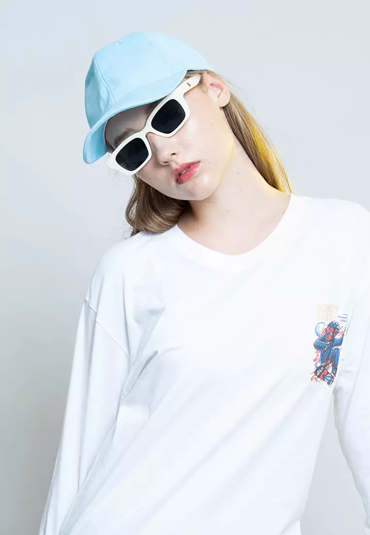 Topi Casual Polos Sport Besi Baseball Cap Tumblr Hat Biru Muda